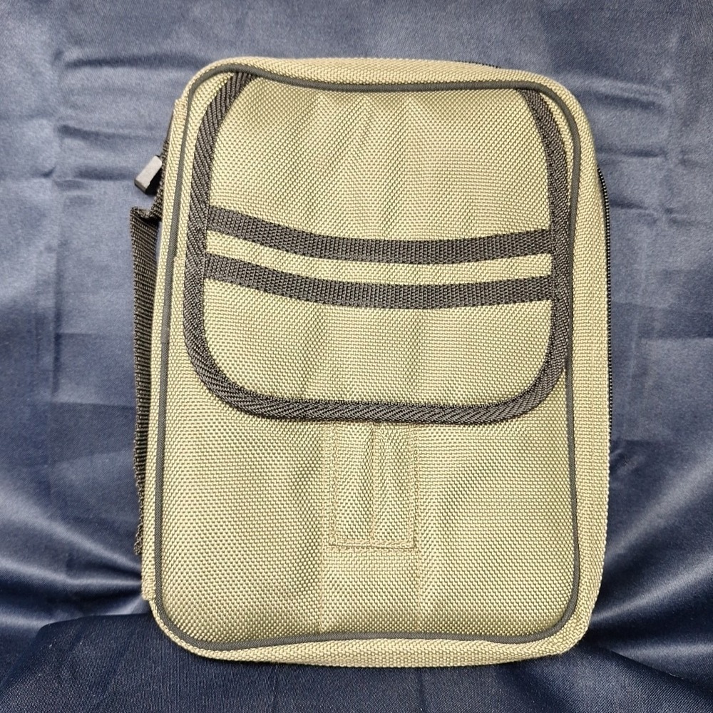 Vtg 90s Daytimer Navigator Canvas Planner Organizer Binder Zip 8 x 10.5 Rare